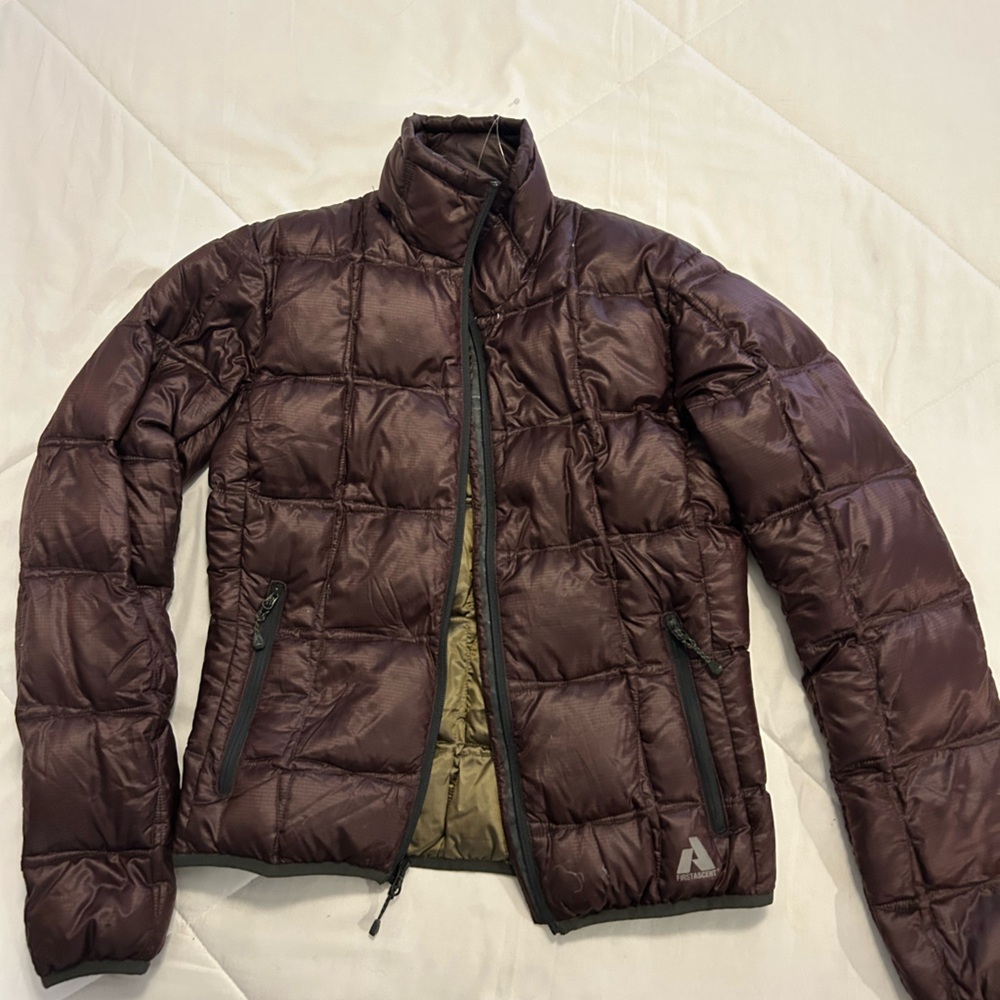 Eddie Bauer x Whitaker Mountaineering Women’s S Brown Puffer First Ascent